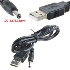 USB to 3.5mm 1.3mm Tip MP3 MP4 MP5 Elect Device Laptop PC 5V DC Power Cord Cable