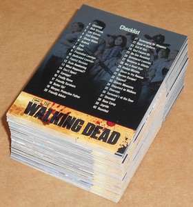 Walking-Dead-Season-1-COMPLETE-81-CARD-BASE-SET-Cryptozoic-2011
