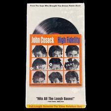 High Fidelity (VHS, 2000) Screener for Video Retailers DEMO TAPE - New SEALED