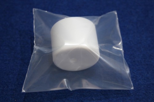 Varian Implanter Feed-Thru Insulator Shield (Virgin Teflon) E17015051 (55086) - Picture 2 of 3
