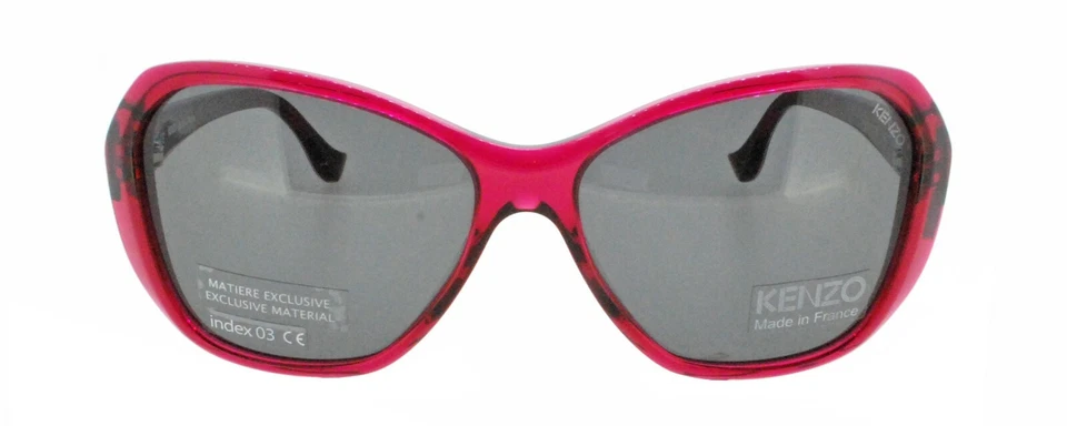Nuevo Auténtico KENZO KZ 3133 C03 Francia Rojo Plástico Mariposa Gafas de Sol Marcos Foto 2 de 4