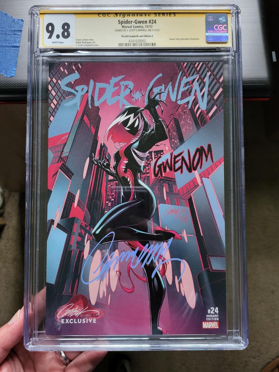 Spider-Gwen 24 CGC 9.8 J. Scott Campbell signature! | eBay