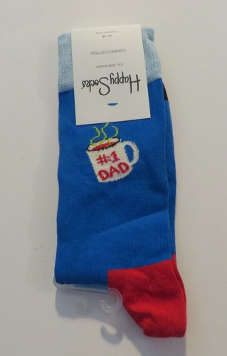 Happy Socks Men's Classic Crew Sock, Shoe Size 10 - 13 Soft Cotton 1 Pack - Picture 397 of 505