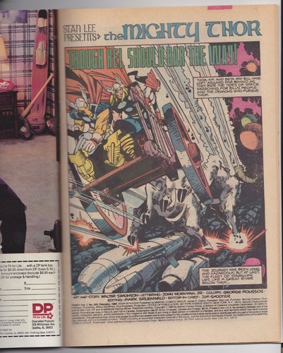 The Mighty Thor #340  Simonson 1984 VERY HIGH GRADE raw!!  W-OW Pages - Picture 3 of 3