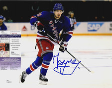 Pavel Buchnevich Signed 11x14 Photo w/ JSA COA #U86704 New York Rangers NY 