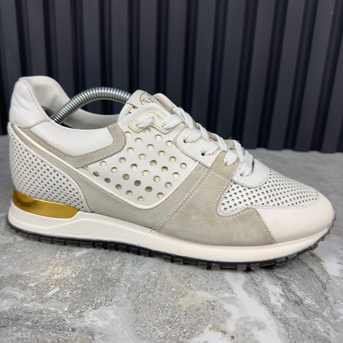 Louis Vuitton Run Away Sneakers White Perforated Leather 8 US or 38 EUR - Picture 9 of 24