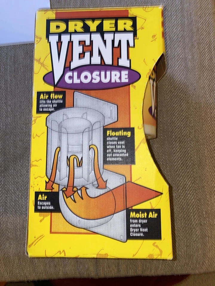 Cierre de ventilación para secadora de ahorro de energía natural Heartland TOTALMENTE NUEVO Foto 4 de 4
