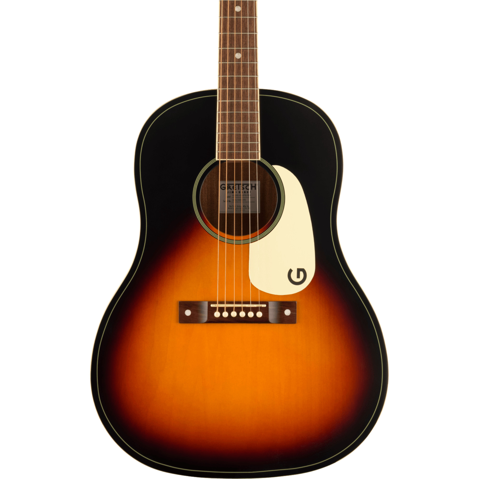 Акустическая гитара Gretsch Jim Dandy Dreadnought, столешница из липы, Rex Burst