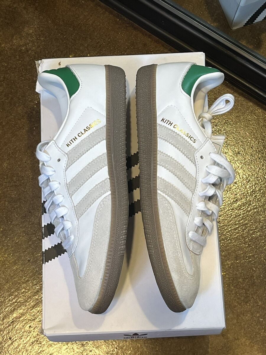 Adidas Samba OG Kith Classics White Green 2024 FX5398 US 7.5 Adidas Samba OG Kith Classics White Green 2024 FX5398 US 7.5