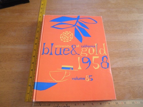 1958 UC Berkeley CAL yearbook Lynn Pappy Waldorf football Pete Newell basketball - 第 1/12 張圖片