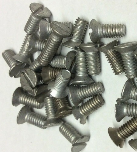 6BA SLOTTED COUNTERSUNK 1/4” long pack of 25
