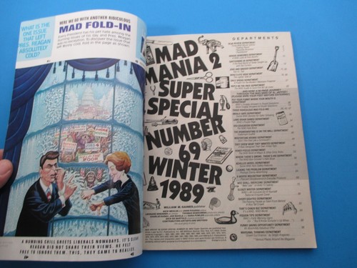 Vintage MAD Magazine Winter 1989 Super Special Comics Mania 2 96pgs M1072 - Imagen 2 de 2