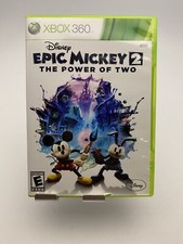 Disney Epic Mickey 2: The Power of Two (Xbox 360 2012) COMPLETE!  CIB