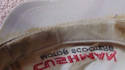 CUSHMAN MOTOR SCOOTERS Hat ; Adjustable one size; Tan ; 90's - Picture 8 of 10