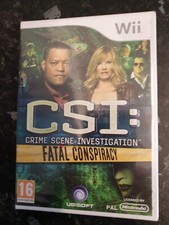CSI: Fatal Conspiracy.  Nintendo Wii Game - BRAND NEW & SEALED