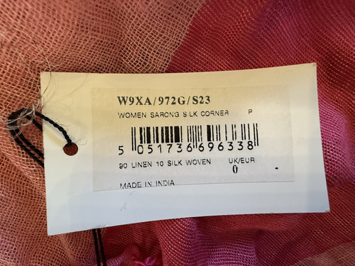 NEW Paul Smith Women Sarong Silk Corner Scarf/Wrap FREE SHIPPING - Picture 3 of 11