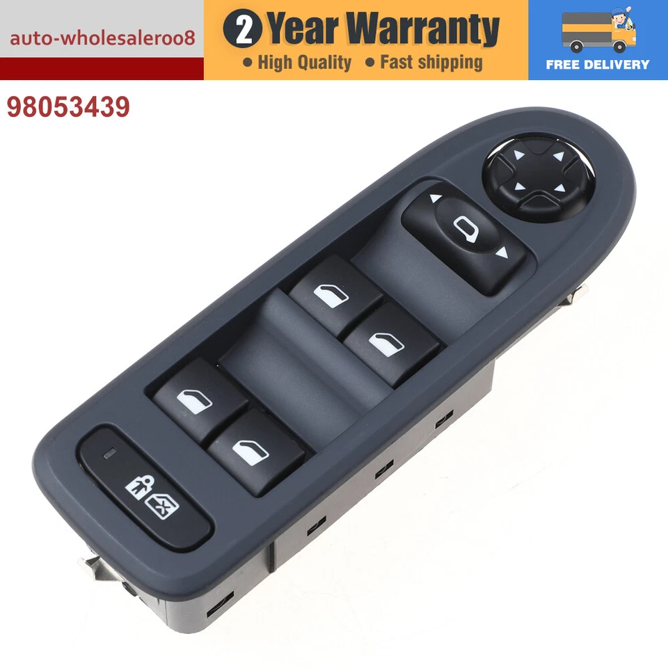 Interruptor maestro de ventana eléctrica para Peugeot 308 5 puertas hatchback vagón 2008-2013 Foto 4 de 4