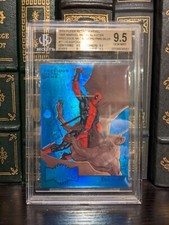 2015 Fleer Retro #11 Deadpool PMG Blue 13/50 Precious Metal Gems 1995 BGS 9.5