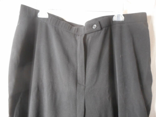 Vintage Briggs New York Size 22W Black Trouser Dress pants - Picture 2 of 5