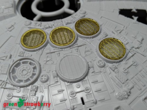 Green Strawberry 1/144 Star Wars Millennium Falcon Grills Photo Etch Set - Picture 3 of 8