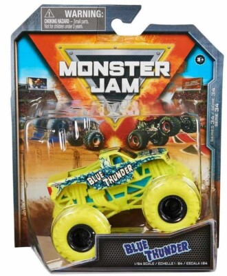 BLUE THUNDER Series 34 - Monster Jam Spin Master Trucks Cars Auto 1:64 scale