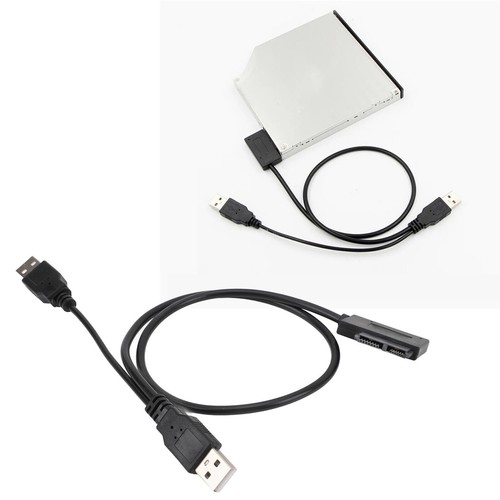 USB to 7+6 13Pin Slimline Adapter Cable 480Mbps Supports Hot Swap USB 2.0 - Afbeelding 2 van 12
