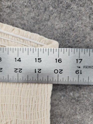 Hello Mia Dress Womens Large Sleeveless Ivory Gauzy - Picture 5 of 6