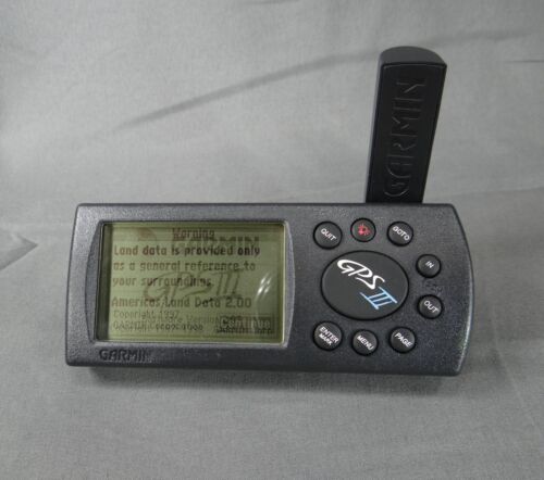 Garmin GPS III Plus Handheld - Tested - Works - Excellent Overall Condition - Picture 3 of 8