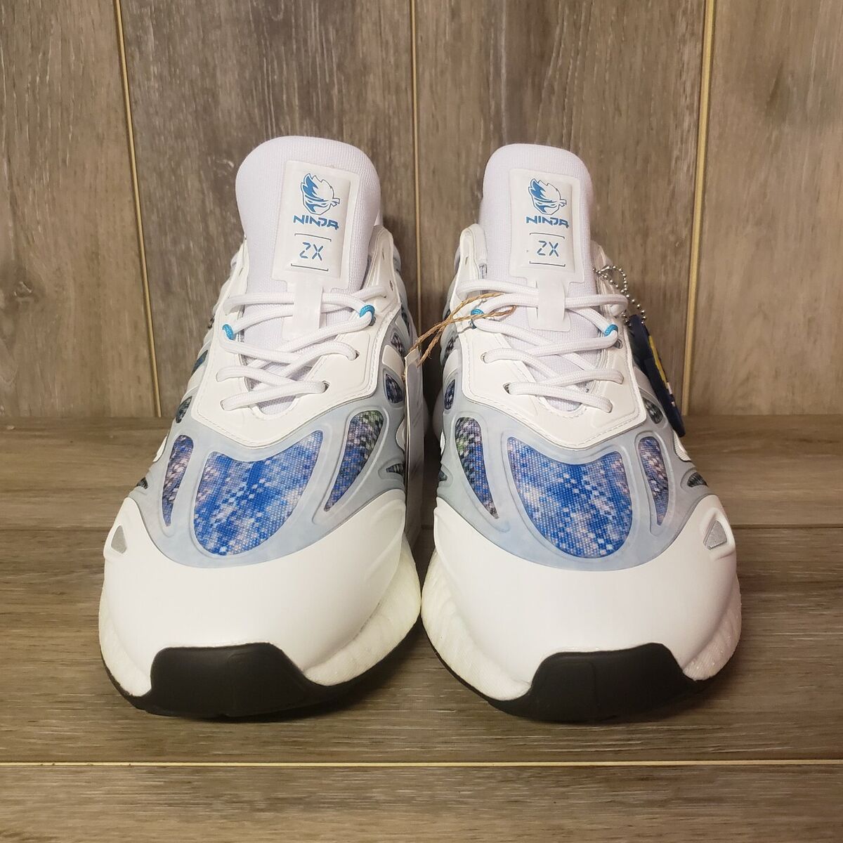Adidas Ninja X ZX 2K 2.0 Time In Cloud White Men's Shoes Adidas Ninja X ZX 2K 2.0 Time In Cloud White Men's Shoes