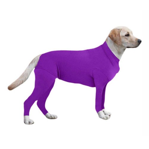 Pet Post Surgery Suit Dog Long Sleeve Bodysuit Jumpsuit Recovery Protecter Suit - Picture 8 of 15