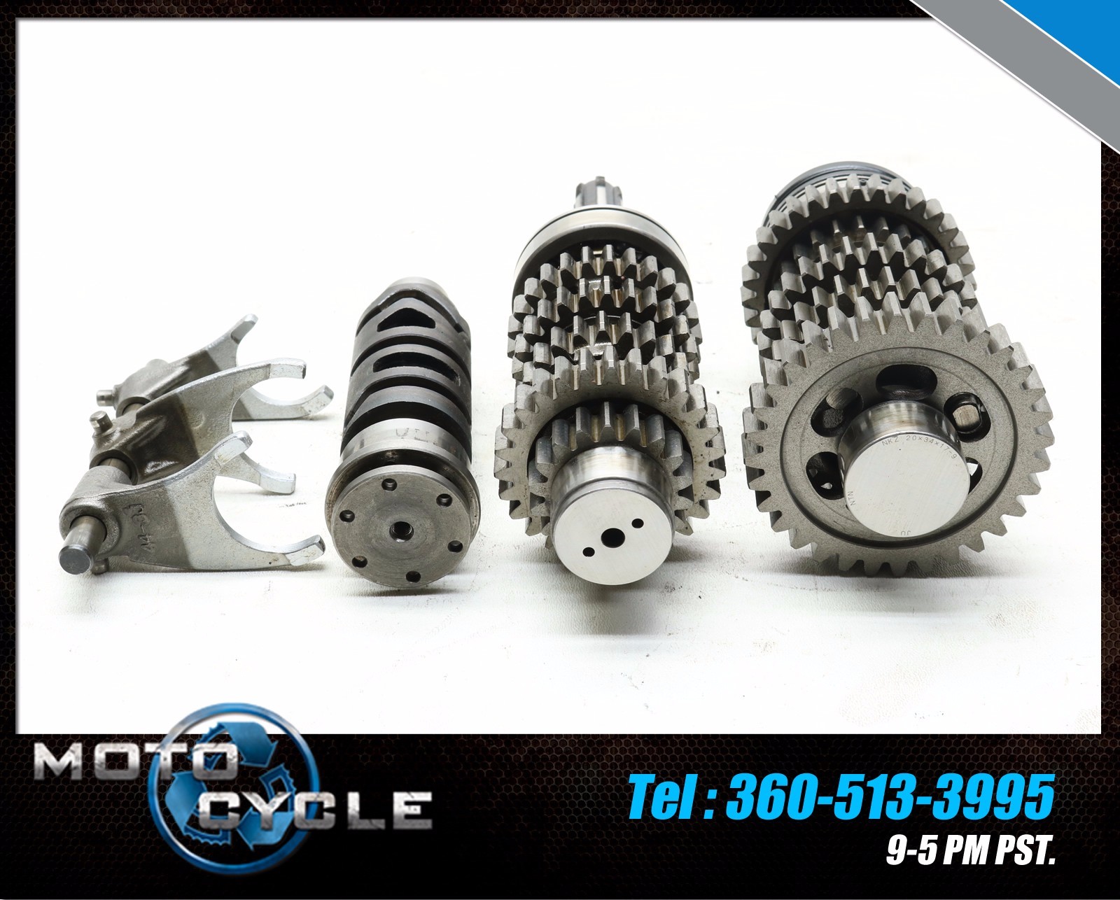 SUZUKI GS 500 GS500F GS500 500F TRANSMISSION TRANNY GEAR SHIFT FORKS