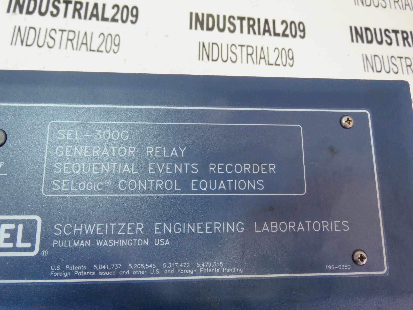 SEL SEL300G GENERATOR RELAY SEQUENTIAL EVENTS RECORDER USED eBay
