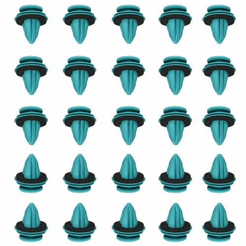 100pcs Bumper Clips 8mm Plastic Rivet Fastener Mud Flaps Fender Push for NISSAN  - Bild 4 von 7