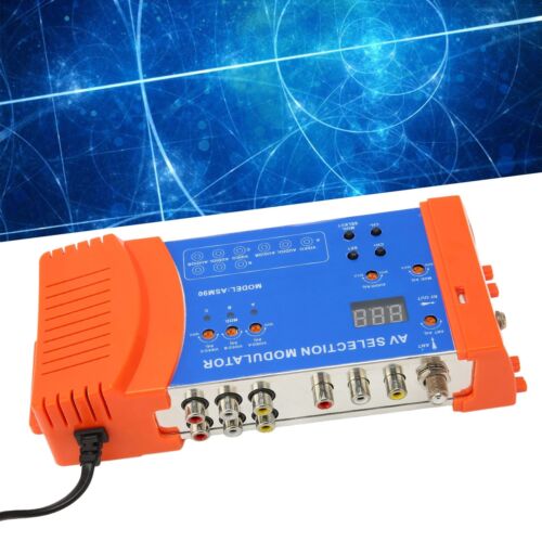 AV-Auswahlmodulator PAL NTSC Standard VHF UHF RF Modulator für Heim-TV - Bild 12 von 12