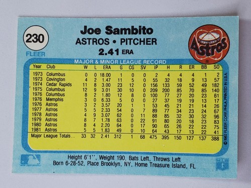 You Pick Your Cards ⚾ 1982 Fleer 1-385 ⚾ Baseball Set Builder card ⚾ - Picture 308 of 511