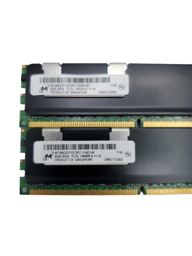 LOT(4)RAM - Hynix & MT HMT31GR7BFR4A-H9 8GB 2Rx4 PC3L 10600R W/WARRANTY - Picture 2 of 4