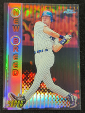 1999 Topps Chrome #NB9 Derek Jeter New Breed Refractor New York Yankees HOF