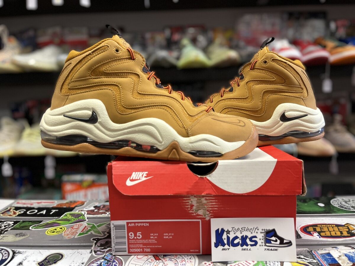 DS NIKE AIR PIPPEN WHEAT Size 9.5 AUTHENTIC RARE RETRO OG DS NIKE AIR PIPPEN WHEAT Size 9.5 AUTHENTIC RARE RETRO OG