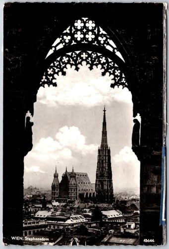 Wien Stephansdom St. Stephen's Cathedral Vienna Austria Antique Postcard