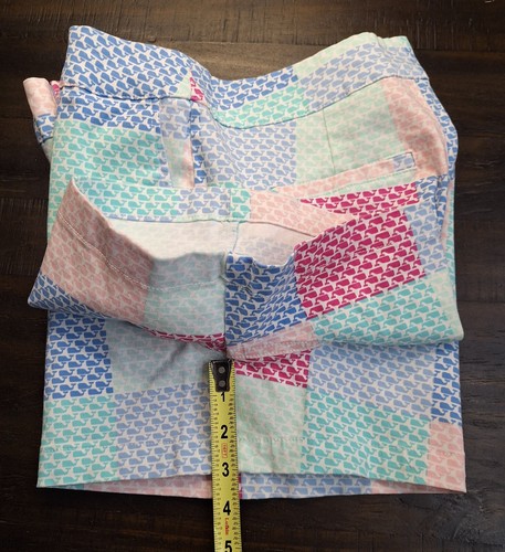 Vineyard Vines Whale Patchwork Shorts Women's Size 4 - Picture 10 of 10