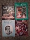 Lot of 4 Tatting Books - Dmc Festive Tatting / Tatted Chatelaine