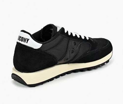 Women's Saucony JAZZ ORIGINAL VINTAGE Black Lace-Up Trainers, Style# S60368-9 - Picture 4 of 5