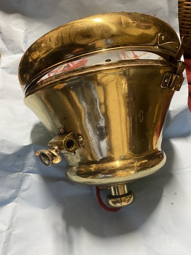 Vintage 1900 brass motor spotlight - Picture 3 of 8