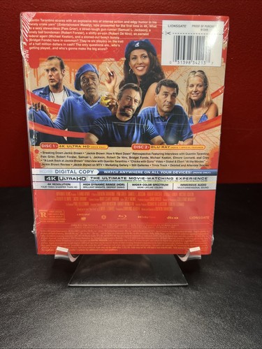 Jackie Brown Limited Edition Steelbook (4K UHD+Blu-ray+Digital) Factory Sealed - Picture 6 of 13