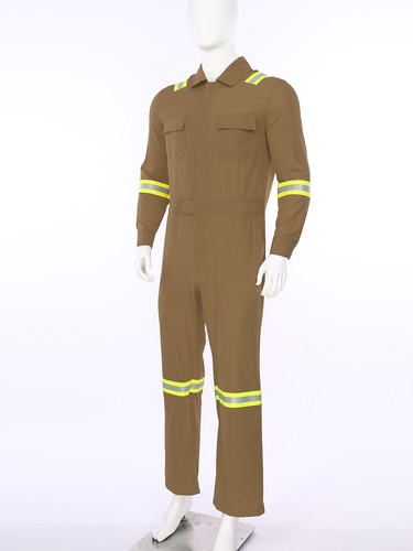 Men Overalls Cosplay Jumpsuits Dungarees Coveralls Mechanic Workwear Work - Picture 39 of 62