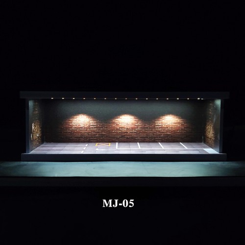 1:64 Diorama Car Parking Lot Model LED Lighting City Garage Scene Display Model - Bild 9 von 52