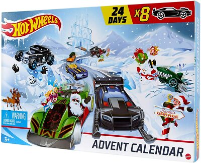Hot Wheels Advent Calendar Vehicles NEW BNIB NRFB Factory Sealed