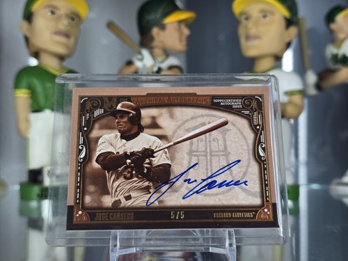 2016 Jose Canseco Topps Museum Collection Auto /5 SEPIA Archival Autographs - Picture 1 of 2