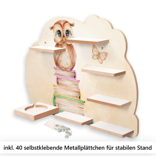 Tonie Regal „Kluge Eule“ - für Toniebox & Tonies; inkl. 40 Metallplättchen - Bild 2 von 4