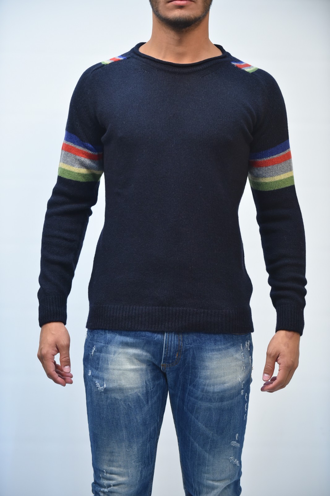 MAGLIA - 50% ALESSANDRINI UOMO FM903353807 FM903353807 FM903353807 BLU AA 80% LANA 983036 MAGLIA - 50% ALESSANDRINI UOMO FM903353807 FM903353807 FM903353807 BLU AA 80% LANA 983036